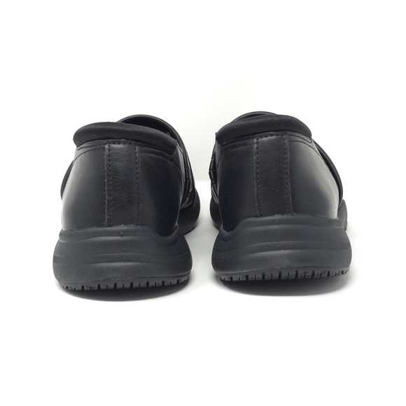 Dr. Scholl's Dive In Slip Resistant Work Loafers Black Memory Foam 8W - Picture 4 of 10